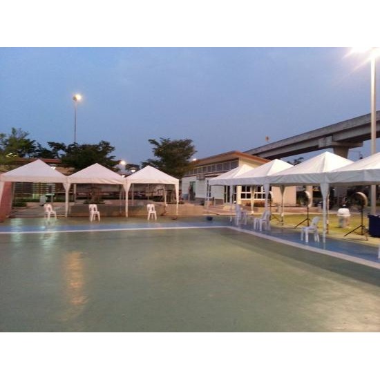 ให้เช่าเต็นท์ทรงปิระมิดสีขาว - เต็นท์ให้เช่ารามอินทรา หนึ่งเต็นท์รามอินทรา